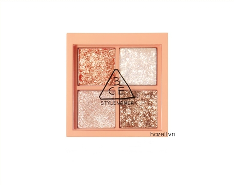 Bảng mắt 4 ô 3CE Mini Multi Eye Color Palette 2.8g - Glitter Bomb