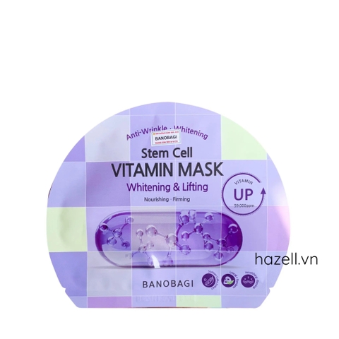 Mặt nạ BANOBAGI Stem Cell Vitamin Mask Whitening & Lifting