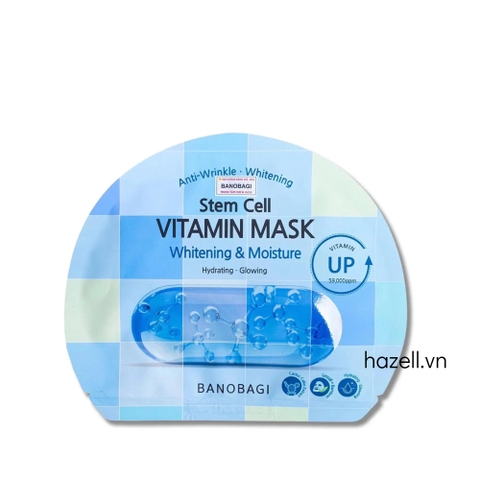 Mặt nạ BANOBAGI Stem Cell Vitamin Mask Whitening & Moisture