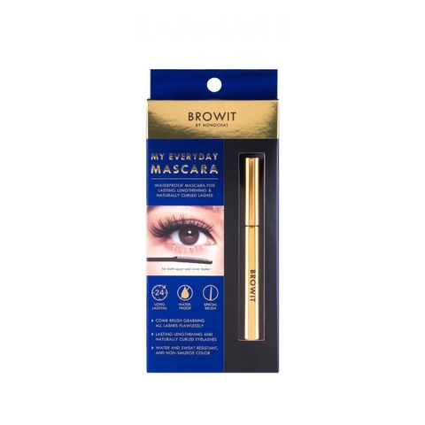 Mascara Browit By Nongchat My Everyday Mascara #Endless Night 5.5g (Xanh dương)