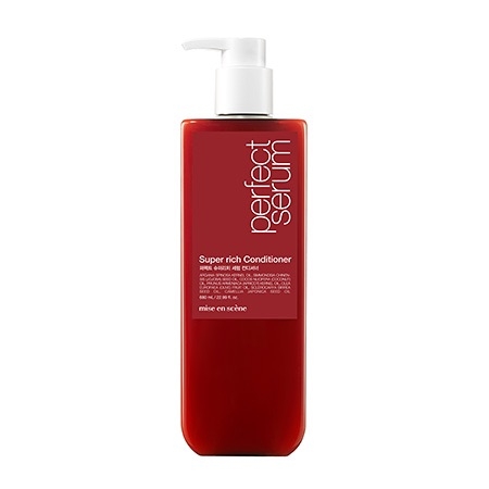 Dầu xả MISE EN SCÈNE Perfect Serum Super Rich Conditioner 680ml (Đỏ mẫu mới)