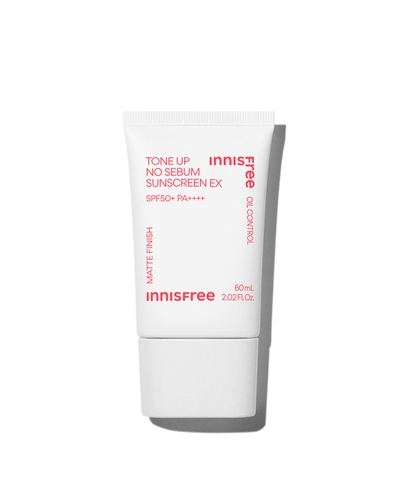 Kem chống nắng Innisfree Tone Up No Sebum Sunscreen EX SPF 50+ PA++++ 60ml