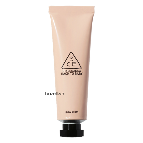 Kem lót 3CE Back To Baby Glow Beam PINK - 30ml