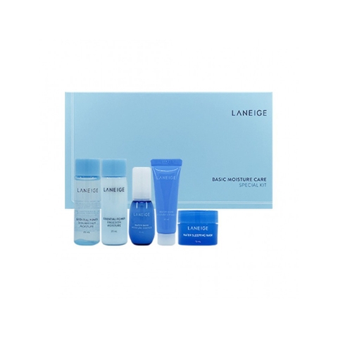 Set 5 món dưỡng ẩm LANEIGE Basic Moisture Care Speical Kit