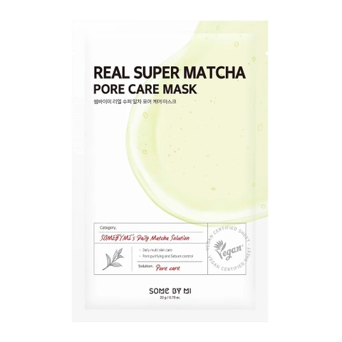 Mặt nạ SOME BY MI Real - Super Matcha Pore Care Mask