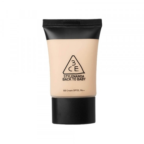 Kem nền 3CE Back To Baby BB Cream SPF 35 PA++ 30ml