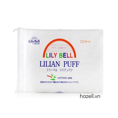 Bông tẩy trang Lily Bell - 222 miếng