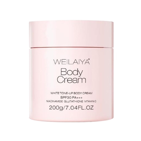 Kem dưỡng trắng da nâng tone Weilaiya White Tone-Up Body Cream SPF30 PA+++ 200g