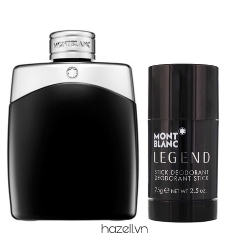 Nước hoa Mont Blanc Legend 100ml Eau de Toilette - Tặng kèm lăn khử mùi Mont Blanc 75g