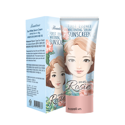 Kem chống nắng Seoul Rose Rosie First Essence Whitening Serum Sunscreen SPF45 PA+++