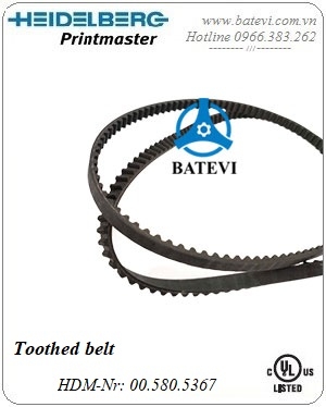 Toothed belt 00.580.5367