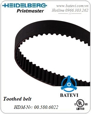 Toothed belt 00.580.6022