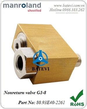 Nonreturn valve 80.93E40-2261