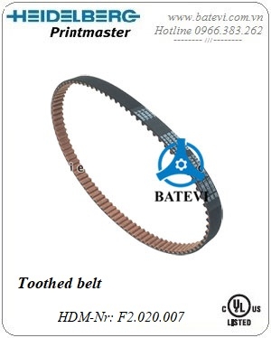 Toothed belt F2.020.007
