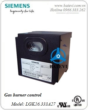 Gas burner control LGK16.333A27