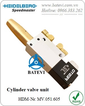 Cylinder valve unit MV.051.605