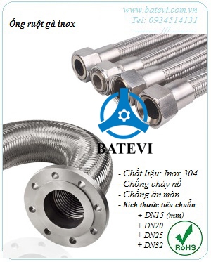 Ống ruột gà inox 304 DN20