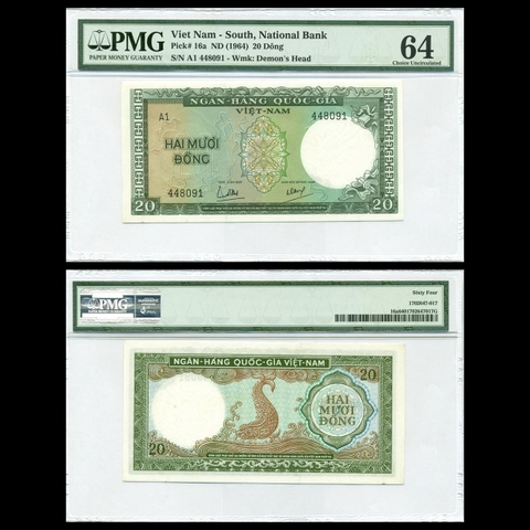 20 đồng, Cá hóa Long 1964 Việt Nam Cộng Hòa