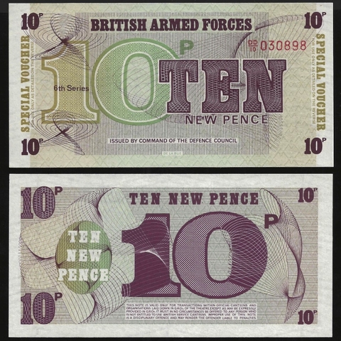 Great Britain (Anh) 10 new pence 1972