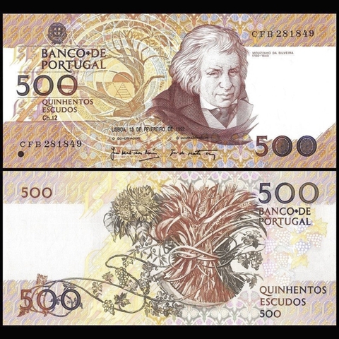 Portugal (Bồ Đào Nha) 500 escudos 1992