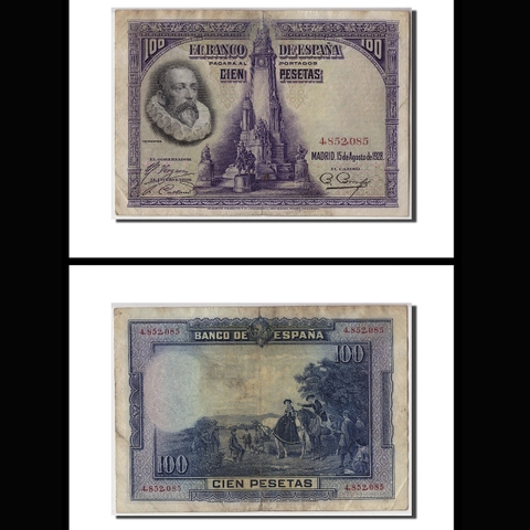 Spain (Tây Ban Nha) 100 pesetas 1928