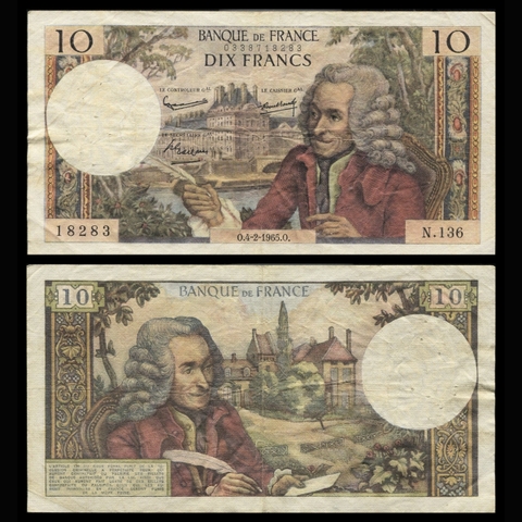 France (Pháp) 10 francs 1964