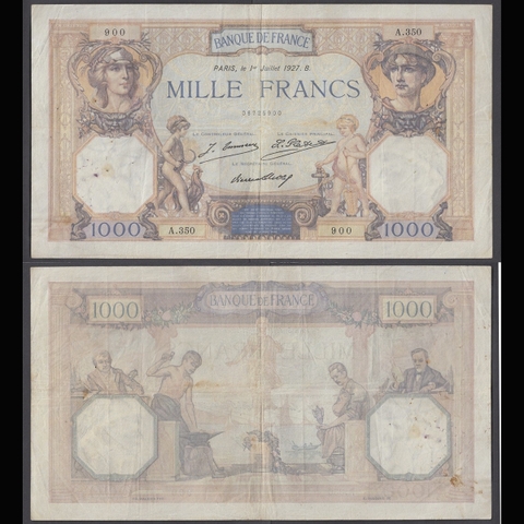 France (Pháp) 1000 francs 1932