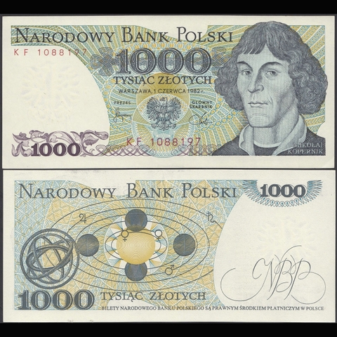 Poland (Ba Lan) 1000 zlotych 1982