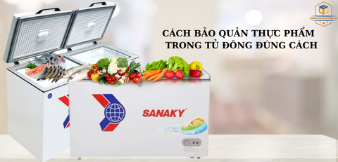 CÁCH BẢO QUẢN THỰC PHẨM TỦ ĐÔNG ĐÚNG CÁCH