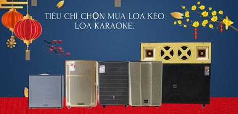 ĐỪNG NÊN BỎ QUA NHỮNG TIÊU CHÍ KHI CHỌN MUA LOA KÉO, LOA KARAOKE.