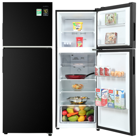 Tủ lạnh Aqua Inverter 245 lít AQR-T259FA(FB) / Góp 0 lãi của hãng