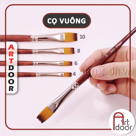 Cọ vẽ đầu Vuông HAND (ZBS1)