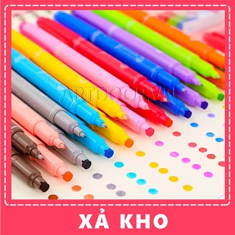 Bút màu đầu chấm Tròn TOMBOW Dot (cây lẻ) - [xả kho]