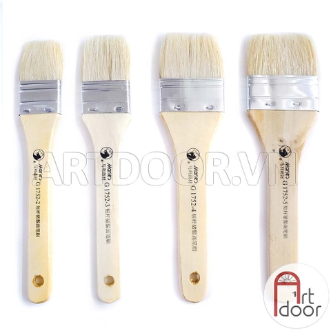 Cọ vẽ quét Mảng Acrylic MARIES lông Lợn cứng (752) - [xả kho]