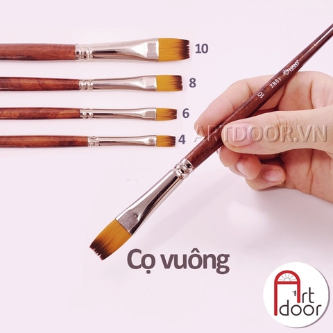 Cọ vẽ đầu Vuông HAND (ZBS1)