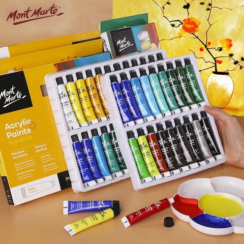 Bộ màu Acrylic MONT MARTE Signature Tuýp 12ml (hộp giấy)