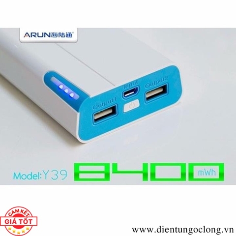 Pin Dự Phòng Arun 8400mah Chính Hãng