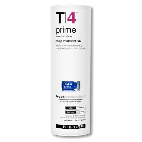 TINH CHẤT ĐẶC TRỊ NGĂN RỤNG TÓC T4 PRIME (12lọ x8ml)