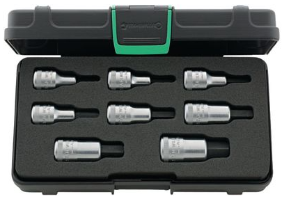 Bộ đầu khẩu lục giác gồm 8 chi tiết -#428685