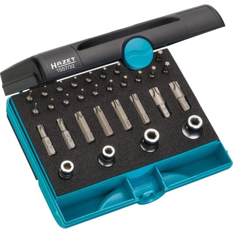 Bộ đầu vít 32 chi tiết HAZET - #1557/32