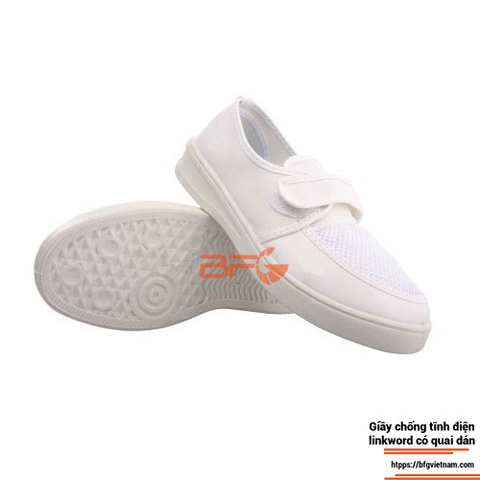 Giày chống tĩnh điện Linkworld có quai dán - ESD Linkworld Shoes Giày chống tĩnh điện Linkworld có quai dán - ESD Linkworld Shoes