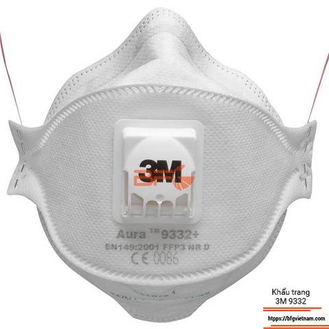 Khẩu trang chống bụi 3M 9332 Khẩu trang chống bụi 3M 9332