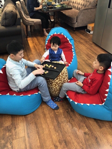 Thiết kế không gian cho bé yêu với ghế lười beanbag siêu ngộ nghĩnh