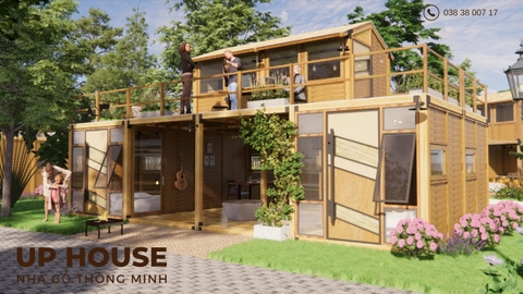 NHÀ GỖ DI ĐỘNG VÀ LÝ DO NÊN CHỌN NHÀ GỖ DI ĐỘNG🏕🏕