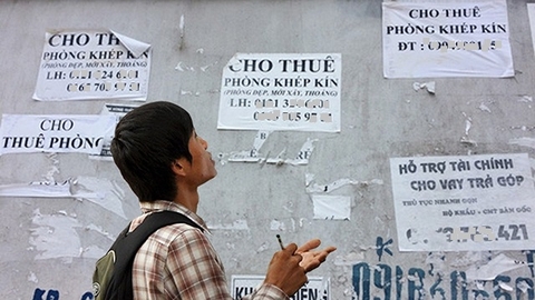 khó tìm phòng trọ đẹp