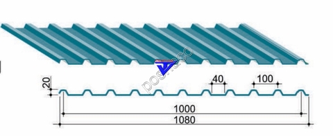 Tôn việt nhật 1 lớp 5 sóng