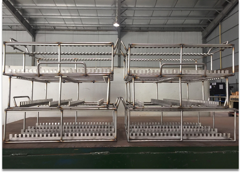 Khung để khay bằng thép không gỉ