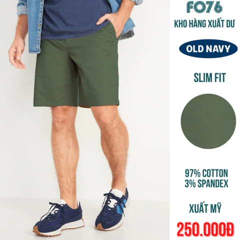 OLD NAVY - QUẦN SHORT NAM KAKI SLIM FIT MÀU XANH RÊU - RN 77368