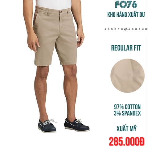 JOSEPH ABBOUD - QUẦN SHORT NAM REGULAR FIT MÀU BE - RN 77219