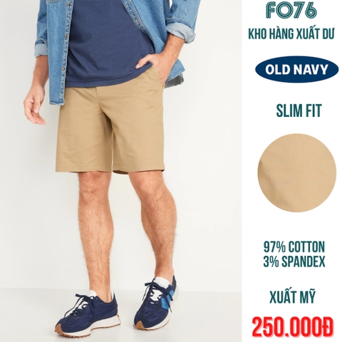 OLD NAVY - QUẦN SHORT NAM KAKI SLIM FIT MÀU KEM - RN 77368